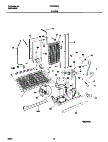 07 - System parts for Frigidaire Refrigerator TRS20WRHD4 from AppliancePartsPros.com