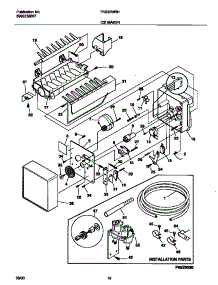 10 - Ice Maker parts for Frigidaire Refrigerator TRS20WRHW4 from AppliancePartsPros.com