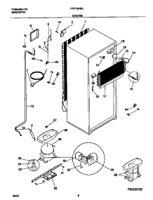 05 - System parts for Frigidaire Refrigerator FRT18INRJY0 from AppliancePartsPros.com