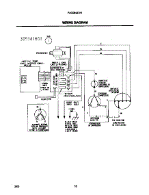 07 - Wiring Diagram parts for Frigidaire Air Conditioner FAC084J7A1 from AppliancePartsPros.com