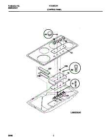 02 - Control Panel parts for Frigidaire Cooktop FEC36C2HTA from AppliancePartsPros.com