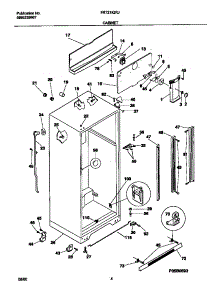 03 - Cabinet parts for Frigidaire Refrigerator FRT21IQRJD0 from AppliancePartsPros.com
