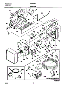 06 - Icemaker parts for Frigidaire Refrigerator FRT21IQRJD0 from AppliancePartsPros.com