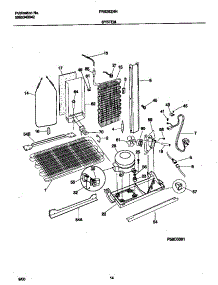 07 - System parts for Frigidaire Refrigerator FRS26ZNHB4 from AppliancePartsPros.com