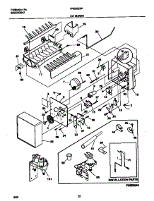 10 - Ice Maker parts for Frigidaire Refrigerator FRS26ZNHQ4 from AppliancePartsPros.com