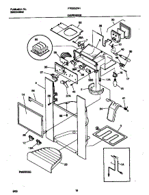 08 - Ice Dispenser parts for Frigidaire Refrigerator FRS26ZNHW4 from AppliancePartsPros.com