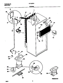 05 - System parts for Frigidaire Refrigerator FRT18DRHY1 from AppliancePartsPros.com