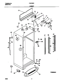 03 - Cabinet parts for Frigidaire Refrigerator F44R18SKD1 from AppliancePartsPros.com