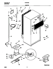 05 - System parts for Frigidaire Refrigerator F44R18SKD1 from AppliancePartsPros.com