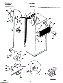 05 - System parts for Frigidaire Refrigerator FRT18PRHD1 from AppliancePartsPros.com