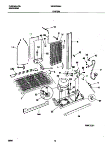 07 - System parts for Frigidaire Refrigerator WRS22WNHD5 from AppliancePartsPros.com