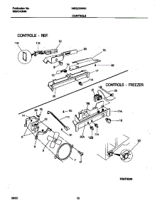 06 - Controls parts for Frigidaire Refrigerator WRS22WNHD5 from AppliancePartsPros.com