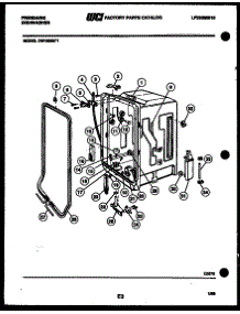 05 - Tub And Frame Parts parts for Frigidaire Dishwasher DW1805KF1 from AppliancePartsPros.com