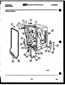 05 - Tub And Frame Parts parts for Frigidaire Dishwasher DW1800LF-1 from AppliancePartsPros.com
