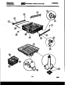 07 - Racks And Trays parts for Frigidaire Dishwasher DW5500FL1 from AppliancePartsPros.com