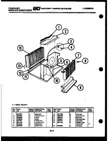 04 - Unit Parts parts for Frigidaire Air Conditioner A05LS1F1 from AppliancePartsPros.com