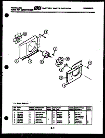 05 - Air Handling Parts parts for Frigidaire Air Conditioner A05LS1F1 from AppliancePartsPros.com
