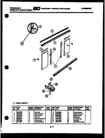 07 - Window Mounting Parts parts for Frigidaire Air Conditioner A05LS1F1 from AppliancePartsPros.com