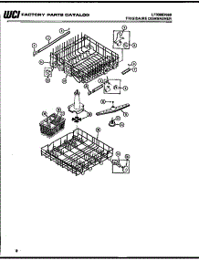 06 - Racks And Trays parts for Frigidaire Dishwasher DW-5500DL2 from AppliancePartsPros.com