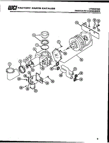 07 - Motor Pump Parts parts for Frigidaire Dishwasher DW-5500CDL2 from AppliancePartsPros.com