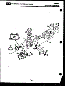 06 - Motor Pump Parts parts for Frigidaire Dishwasher DW-3350DL2 from AppliancePartsPros.com