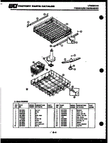 08 - Racks And Trays parts for Frigidaire Dishwasher DW-3350DL2 from AppliancePartsPros.com