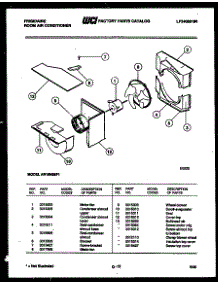 05 - Air Handling Parts parts for Frigidaire Air Conditioner AR18NS8F1 from AppliancePartsPros.com