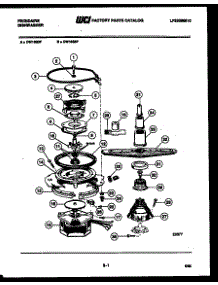 06 - Motor Pump Parts parts for Frigidaire Dishwasher DW1800FA from AppliancePartsPros.com