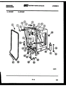 05 - Tub And Frame Parts parts for Frigidaire Dishwasher DW1805FH from AppliancePartsPros.com