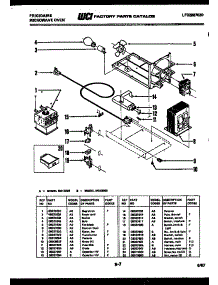 04 - Power Control parts for Frigidaire Microwave MC1330E from AppliancePartsPros.com