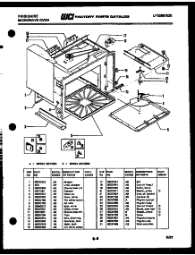 05 - Body Parts parts for Frigidaire Microwave MC1360E from AppliancePartsPros.com