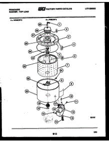05 - Tub Detail parts for Frigidaire Washer WISCW6 from AppliancePartsPros.com