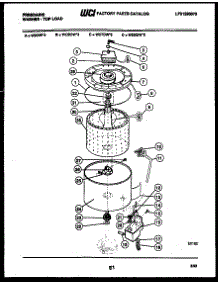 04 - Tub Detail parts for Frigidaire Washer WC7DW3 from AppliancePartsPros.com