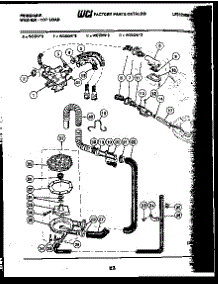 05 - Pump, Water Valve And Water Inlet parts for Frigidaire Washer WC7DW3 from AppliancePartsPros.com