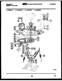 06 - Motor And Idler Arm Clutch parts for Frigidaire Washer WC7DL3 from AppliancePartsPros.com