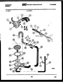 05 - Pump, Water Valve And Water Inlet parts for Frigidaire Washer WCIDW3 from AppliancePartsPros.com