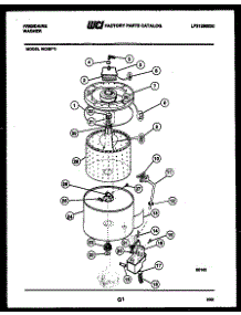 04 - Tub Detail parts for Frigidaire Washer WCISFL0 from AppliancePartsPros.com