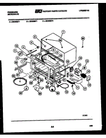 04 - Body Parts parts for Frigidaire Microwave MC830EL1 from AppliancePartsPros.com