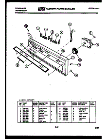 08 - Console And Control Parts parts for Frigidaire Dishwasher DWF600EL1 from AppliancePartsPros.com