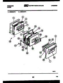 04 - Door Parts parts for Frigidaire Range REG36AF4 from AppliancePartsPros.com