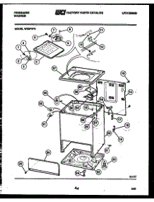 03 - Cabinet Parts parts for Frigidaire Washer WDSFW0 from AppliancePartsPros.com