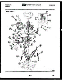 06 - Motor And Idler Arm Clutch parts for Frigidaire Washer WDSFW0 from AppliancePartsPros.com