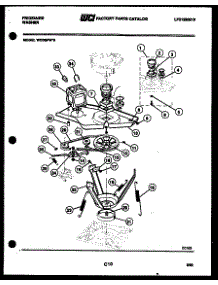06 - Motor And Idler Arm Clutch parts for Frigidaire Washer WCDSFW0 from AppliancePartsPros.com