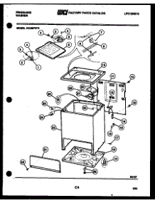 03 - Cabinet Parts parts for Frigidaire Washer WCDSFL0 from AppliancePartsPros.com