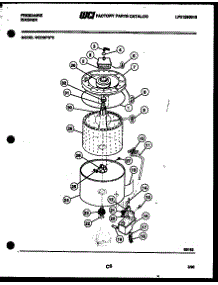 04 - Tub Detail parts for Frigidaire Washer WCDSFL0 from AppliancePartsPros.com