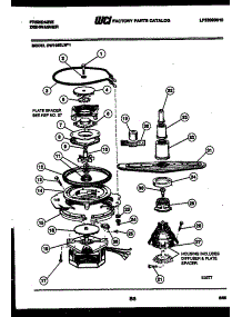 06 - Motor Pump Parts parts for Frigidaire Dishwasher DW1050LH1 from AppliancePartsPros.com