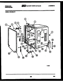 05 - Tub And Frame Parts parts for Frigidaire Dishwasher DW1050LL1 from AppliancePartsPros.com