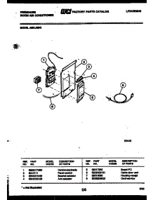 04 - Electrical Parts parts for Frigidaire Air Conditioner A05LH8N1 from AppliancePartsPros.com