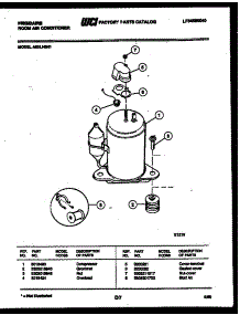 06 - Compressor Parts parts for Frigidaire Air Conditioner A05LH8N1 from AppliancePartsPros.com