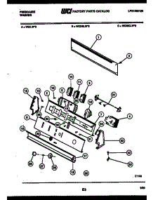05 - Console And Control Parts parts for Frigidaire Washer WCISCLL0 from AppliancePartsPros.com